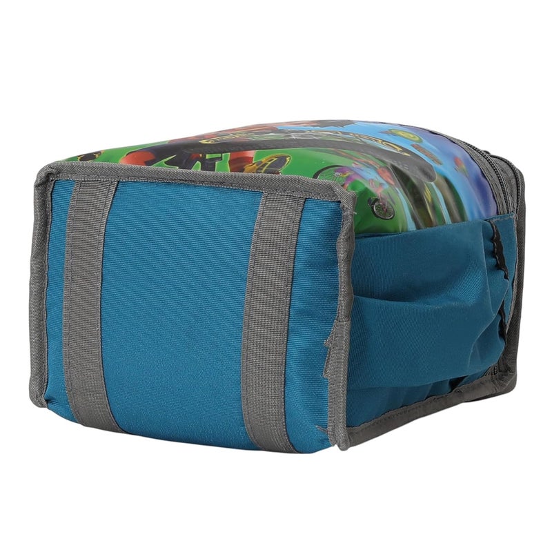 HACKON STAR 10L Lunch Tiffin Bag for School & Picnic for Boys & Girls Waterproof Lunch Bag (Green w) - Image 3
