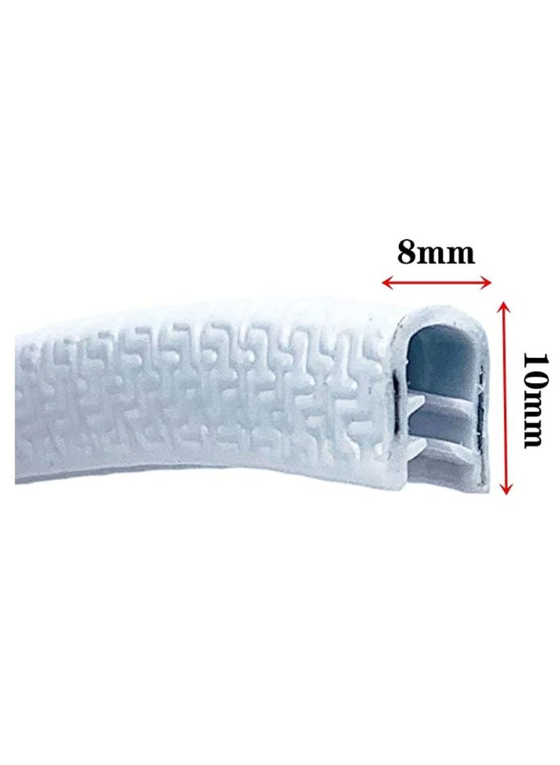 واقيات حواف باب السيارة على شكل حرف U واقي مانع تسرب مطاطي لحافة الباب وشريط ممتص للصدمات مناسب لمعظم السيارات بطول 5 متر و 32 قدمًا - Image 2