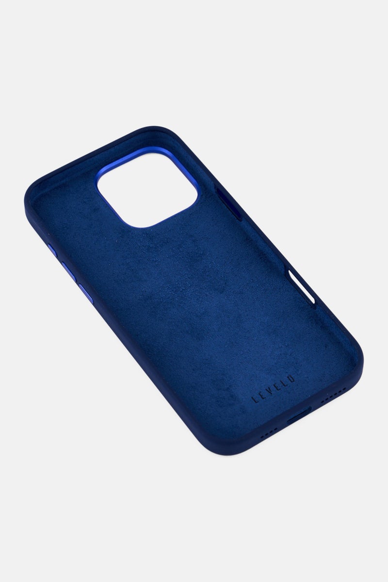 LEVELO iPhone 16 Pro Max  Iris Pro Magsafe Silicone Case , Navy - Image 4