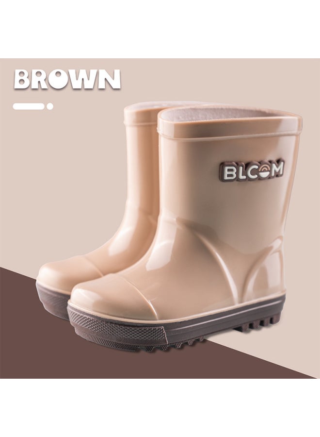 Eco-friendly Original And Korean High-end Children's Waterproof Rain Boots With Elastic Cuffs For Boys And Girls