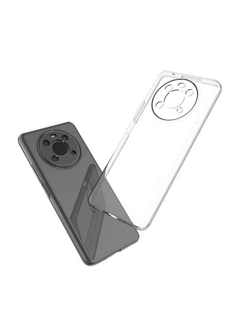 Techie غطاء خلفي شفاف مضاد للصدمات من TPU لHonor X9، رقيق جداً ومضاد لبصمات الأصابع - Image 4