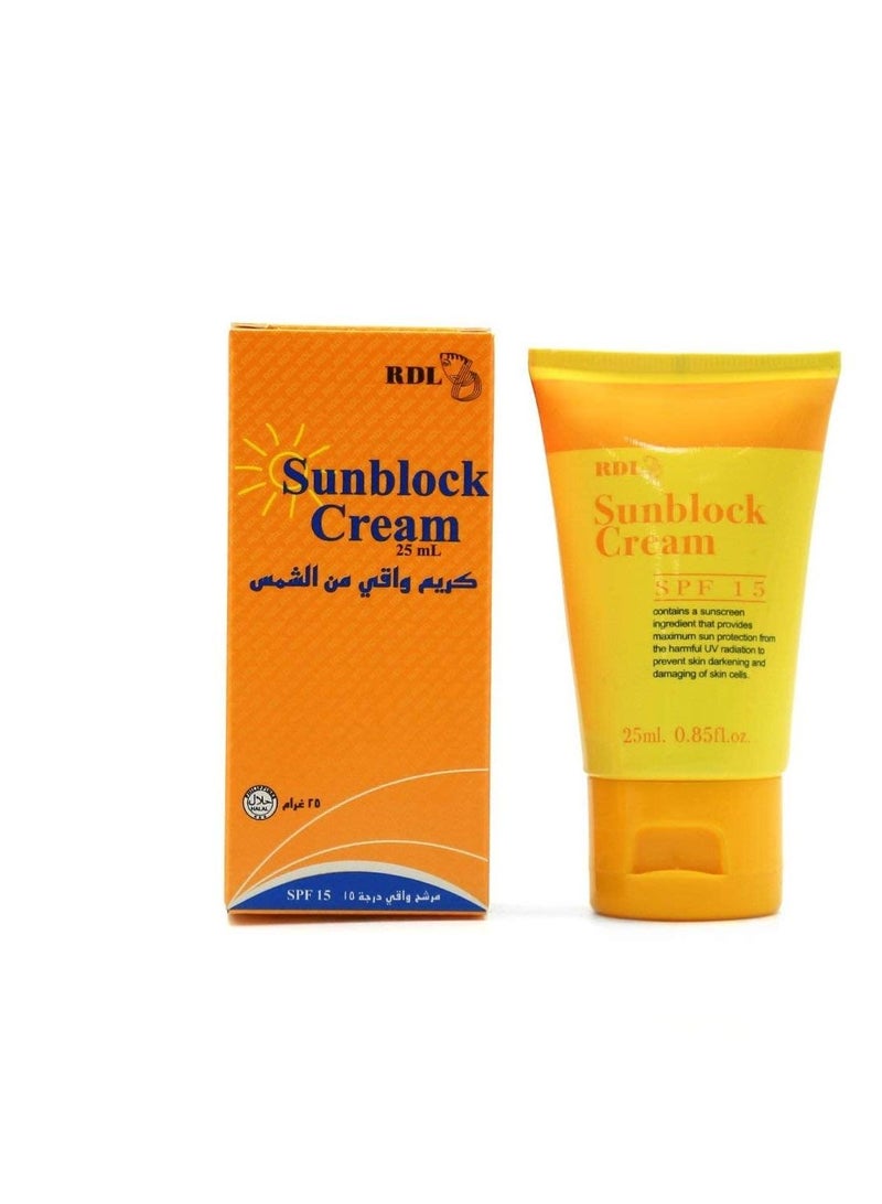 Generic Sunscreen cream with SPF 25 ml 