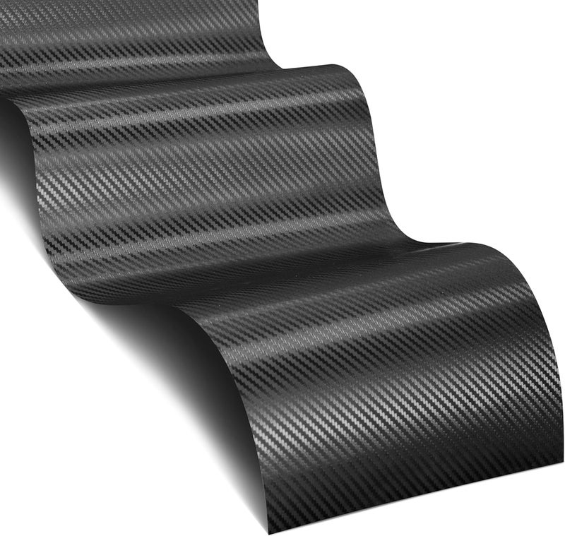 VViViD XPO Black Carbon Fiber Car Wrap Vinyl Roll Featuring Air Release Technology (3ft x 5ft) - Image 2