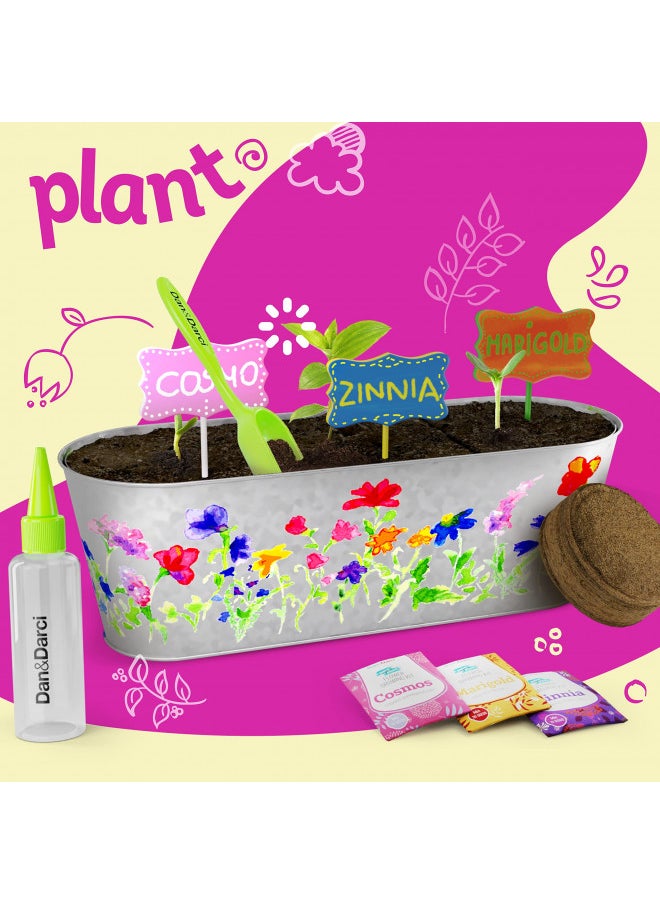 Dan&Darci Paint & Plant Flower Craft Kit for Kids - Best Birthday Crafts Gifts for Girls & Boys Age 5 6 7 8-12 Year Old Girl Gift - Children Gardening Kits, Art Projects Toys for Ages 5-12 Years - pzsku/Z58E8D42F6EB826F90C37Z/45/_/1732281832/e2a24143-e5b2-46ee-a0ca-0bd45b67f7c8