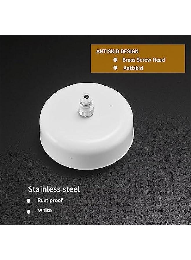 RYNX 28m Stainless Steel Retrable ClotheslinePortable Duty Indoor and Outdoor Washing Line with Wall MountEasy Installation Telescopic Invisible Balcony Clothes Line for Hotel BathroomWhite - Image 4