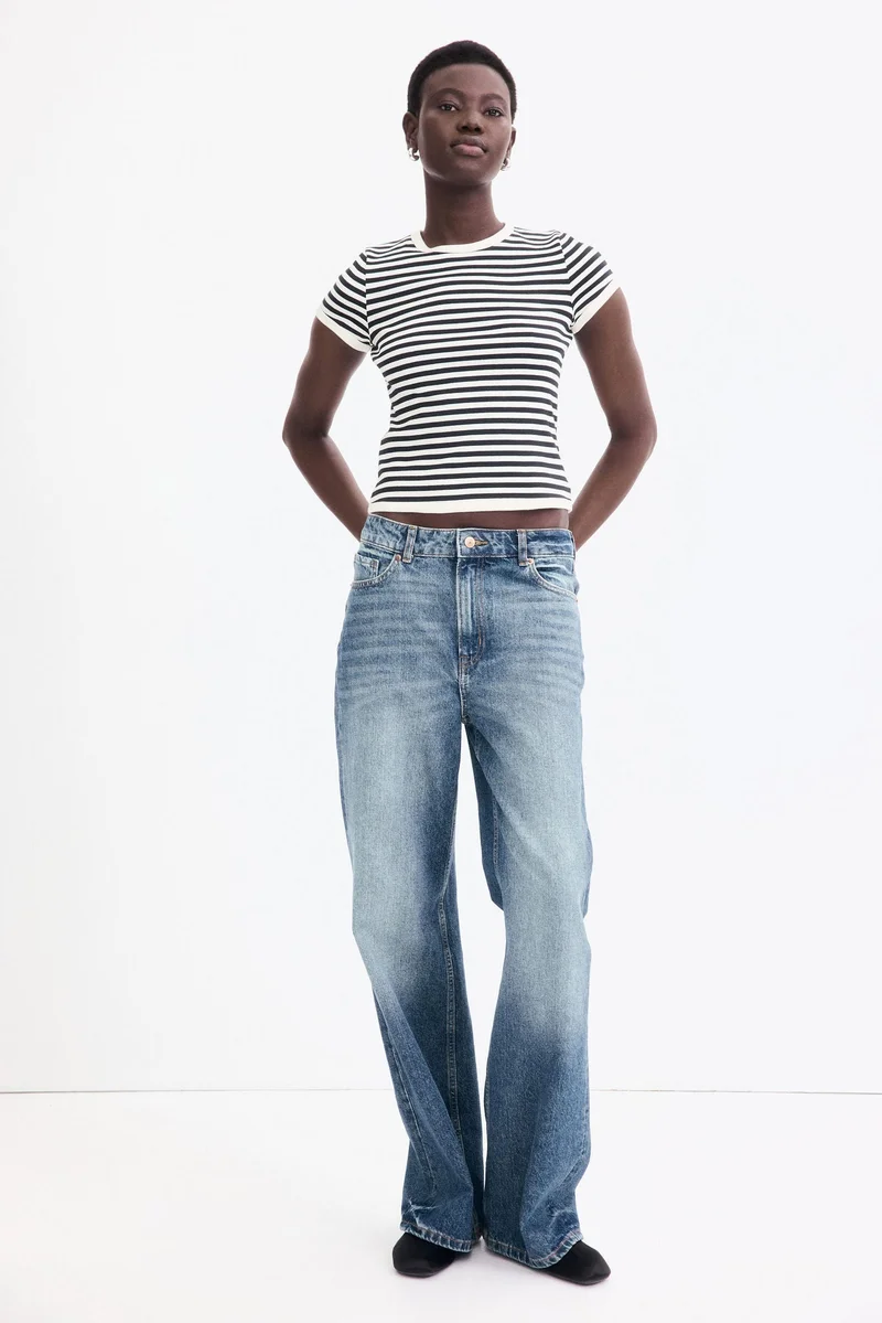 اتش اند ام تي-شيرت بتصميم ضيق