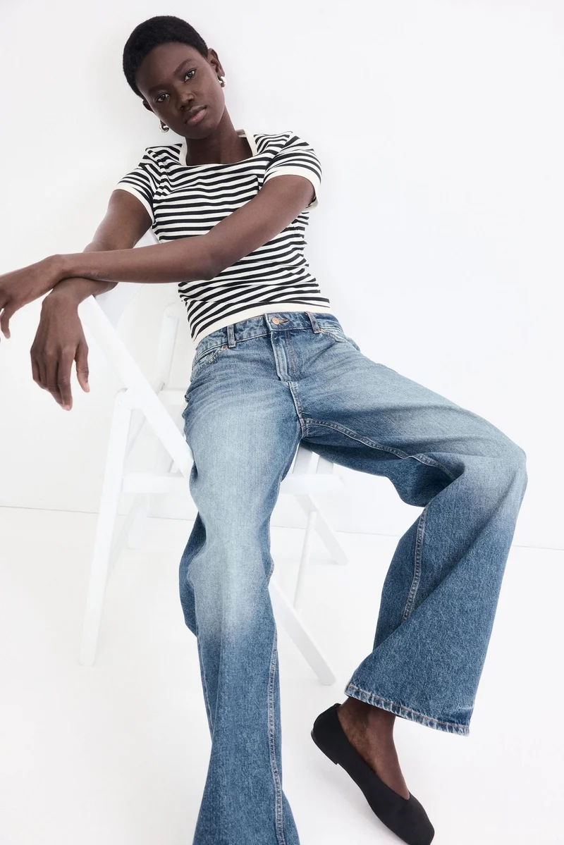 اتش اند ام تي-شيرت بتصميم ضيق