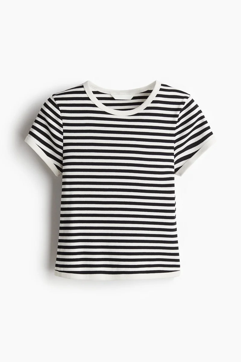 H&M Fitted T-shirt