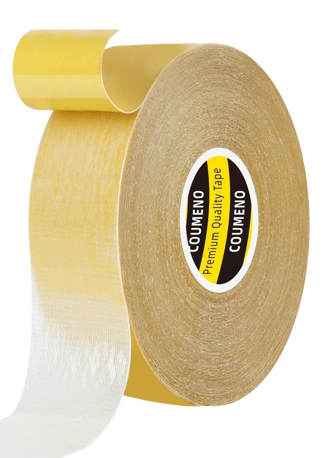 COUMENO Heavy Duty Double Sided Tape - High Tack, 2in X 66FT Multipurpose Non-Marking Removable Tape, Easy Tear, Suitable for Office and Home Mounting - Image 1