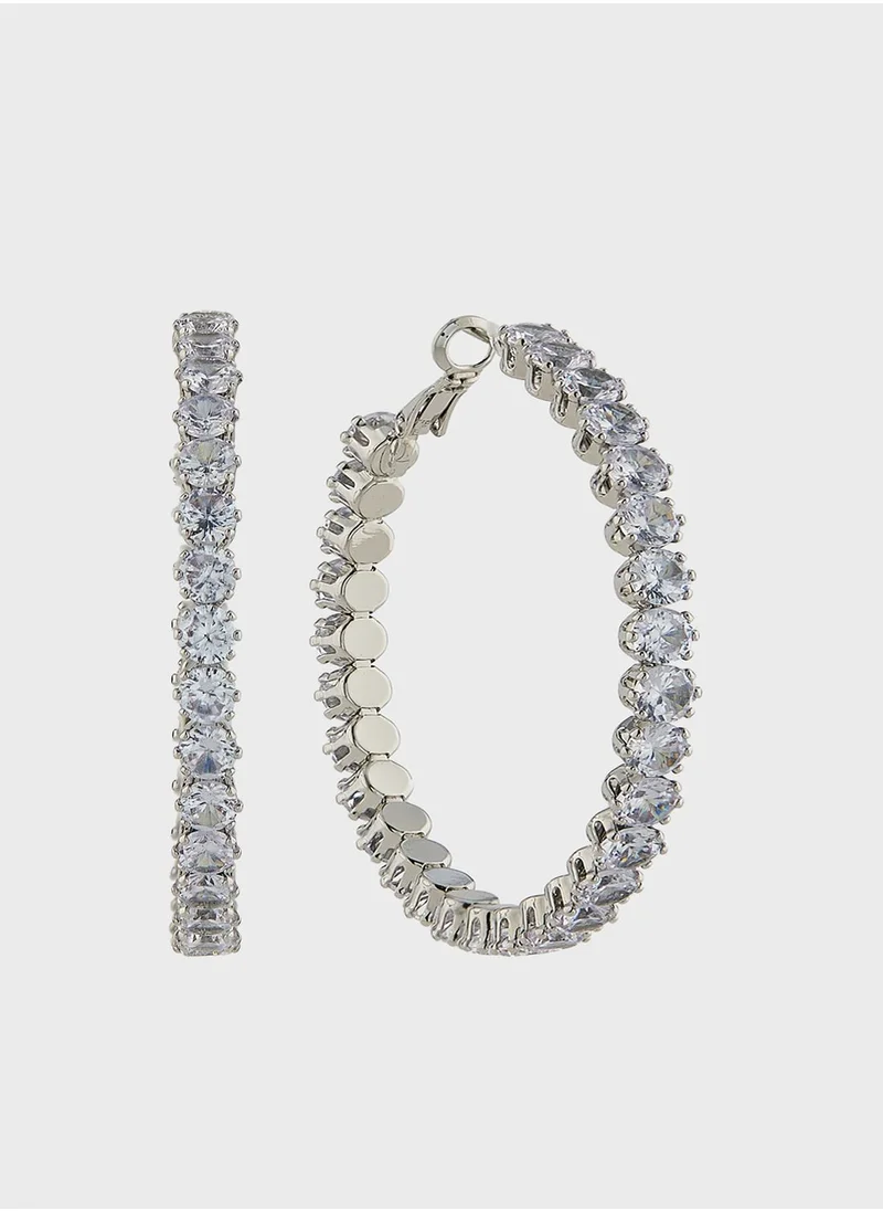 Ella Limited Edition Rhinestone Hoop Earrings