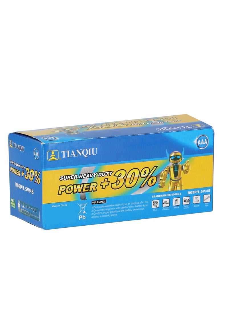 TIANQIU Pack Of 40 Super Heavy Duty AAA Battery  - Image 2