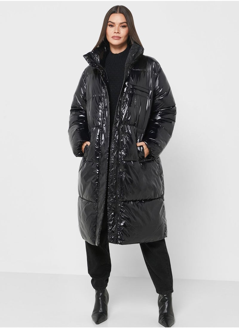 VERO MODA - High Neck Coat - Image 1