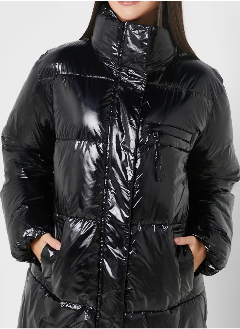 VERO MODA - High Neck Coat - Image 1