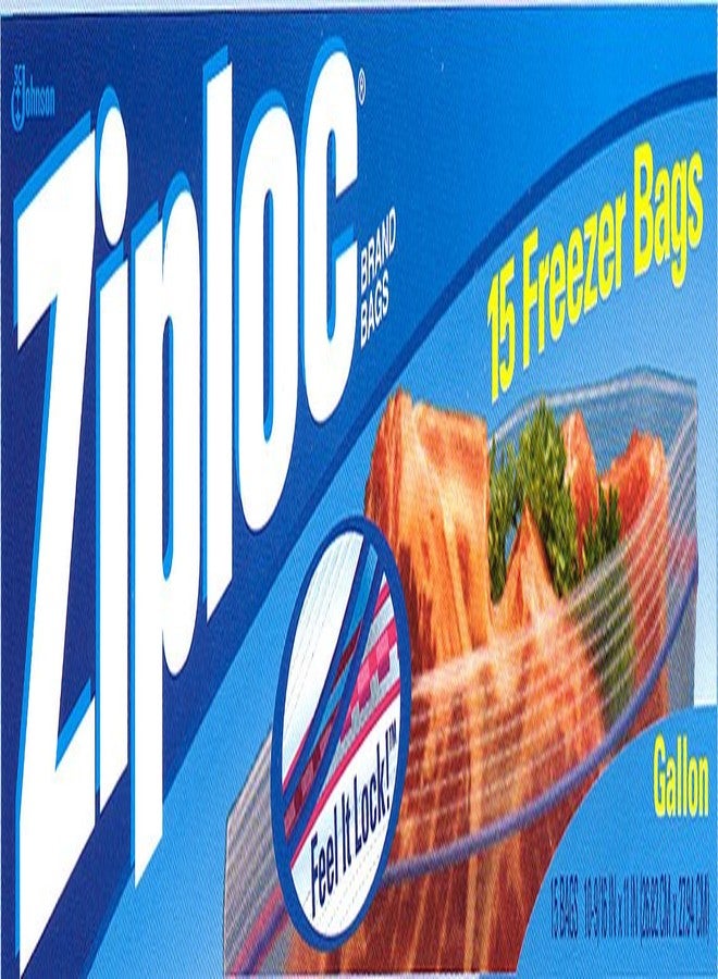 SC Johnson 00389 1 Gallon Freezer Bags 15 Count