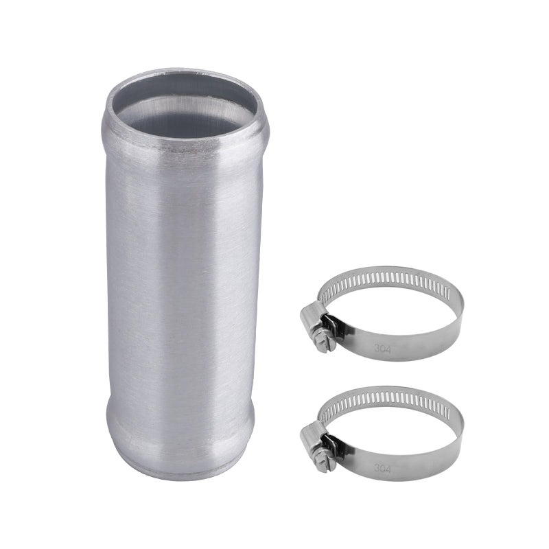 AC PERFORMANCE 15 38mm OD Aluminum Alloy Hose Joiner Silicone Pipe Connector Bead 4 Length with 304 SS Clamps - Image 2