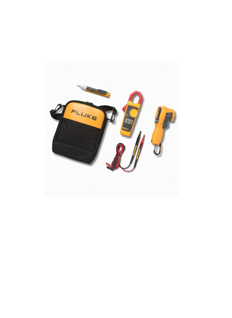 FLUKE - Fluke IR Thermometer, Clamp Meter And Voltage Detector Kit - Image 1