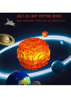 SYOSI Solar System Creative Building Toys Educational Toys for Science Experiments Gifts for Children Ages 8-10-Ages 12-14 and up STEM Learning Kits 775 Piece  - Image 2