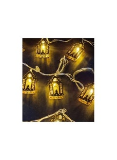 Generic COPPER 10 Lambs Ramadan Decoraties  LED Lighting - Gold  - Image 2