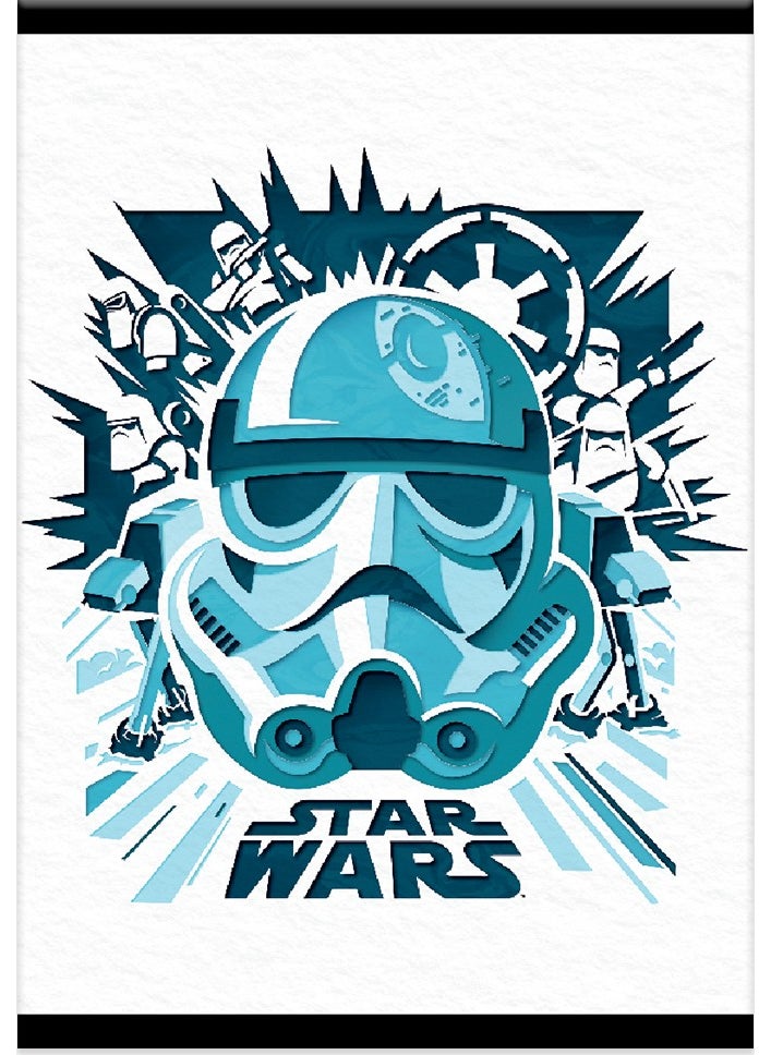 Keskin Color - Star Wars A4 40 Squared PP Covered Stitched Notebook - Image 1