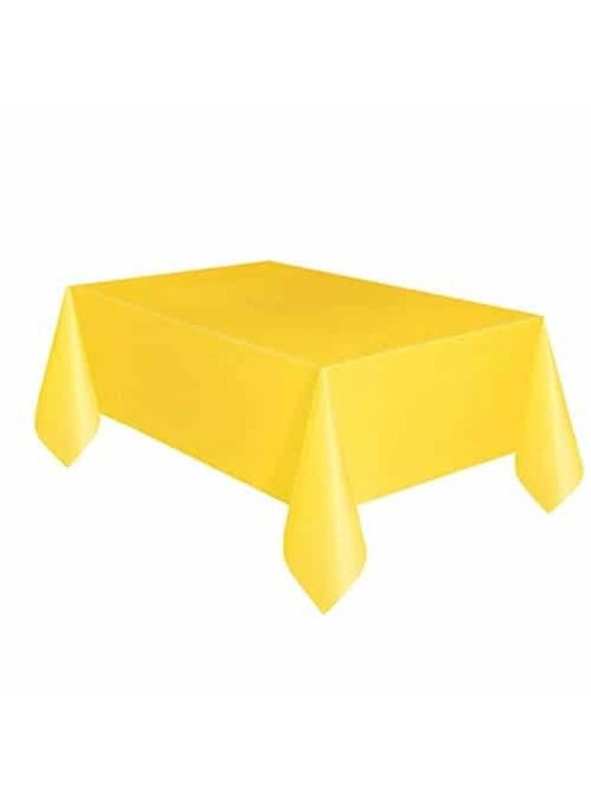 ذا بارتي بوبير Yellow Plastic Tablecover