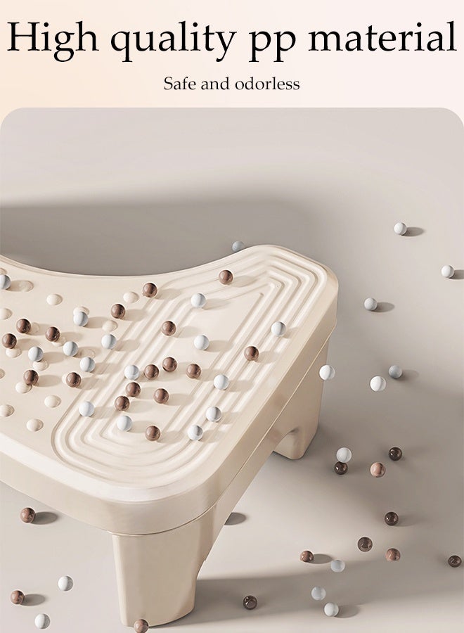 DUNISO Toilet Stool Squat, Portable Foot Poop Stool with Fresher Box, Pooping Stool Toilet Leg Stand Raiser, Non-Slip Potty Step Bench for Feet - Image 4