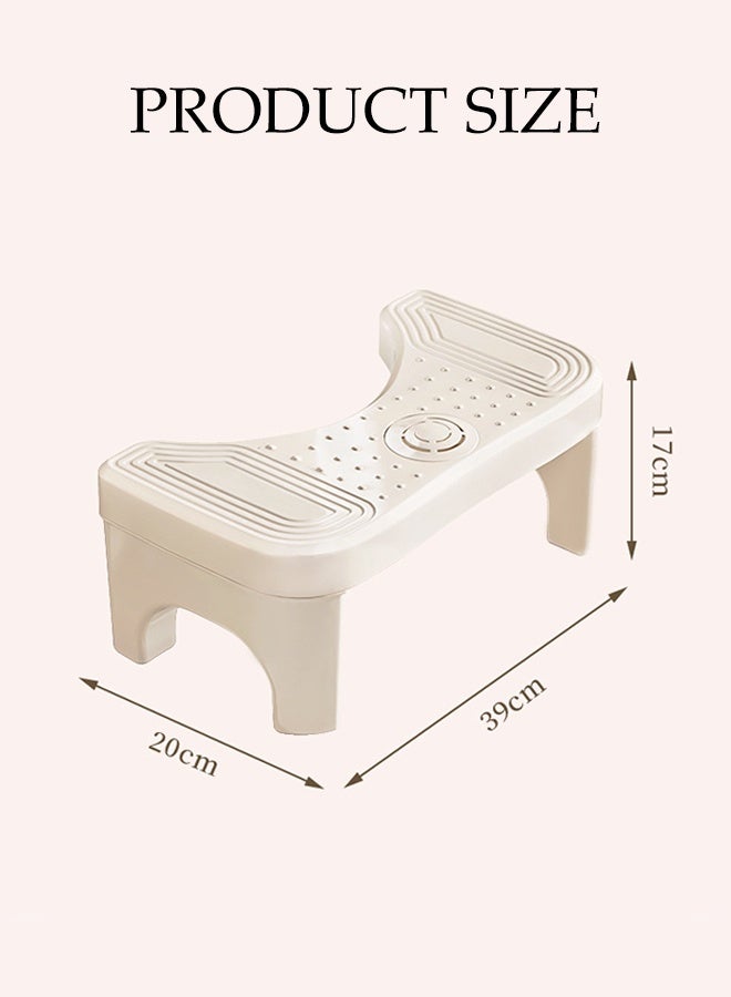 DUNISO Toilet Stool Squat, Portable Foot Poop Stool with Fresher Box, Pooping Stool Toilet Leg Stand Raiser, Non-Slip Potty Step Bench for Feet - Image 2