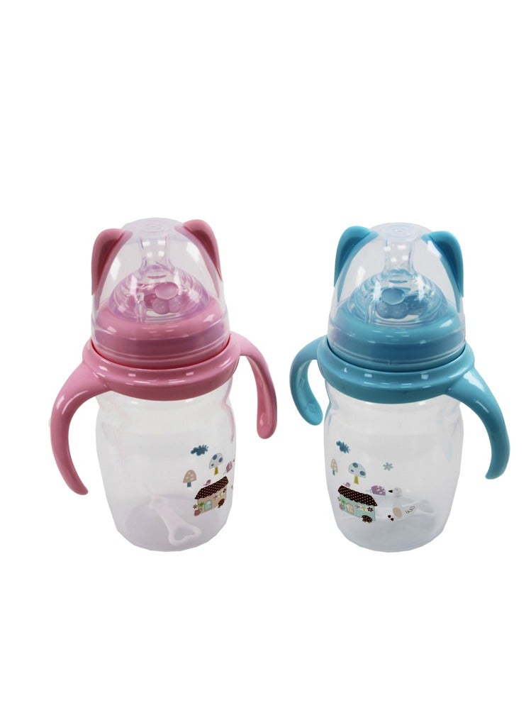 Pretty 220ml Baby Feeding Bottle in PVC Box - Image 1