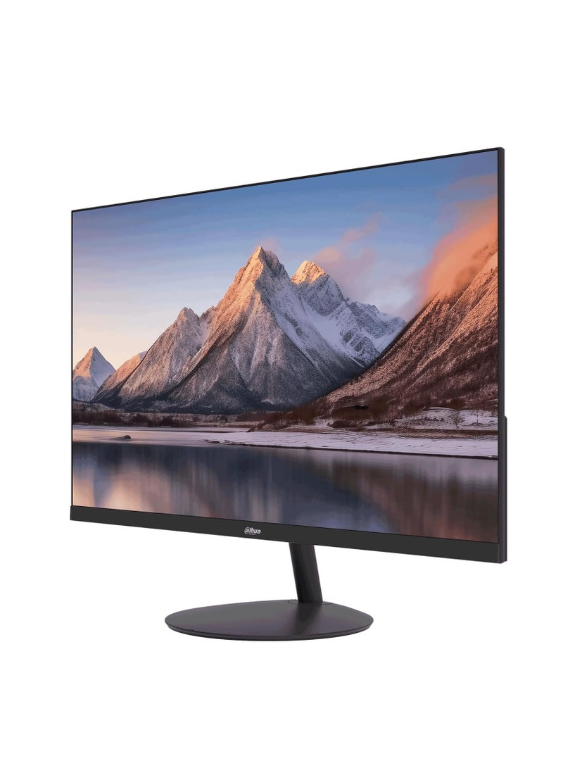 داهوا شاشة 27 بوصة FHD – 100 هرتز، لوحة VA، HDMI و VGA، راحة العين، تصميم فائق النحافة، قابلة للتثبيت على VESA - Image 2