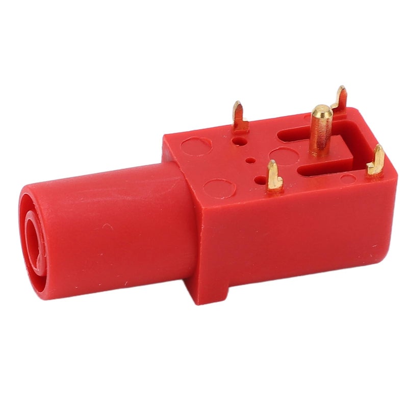 Black 4mm Welded Banana Socket High Conductivity Brass PA Nylon for Multimeters Electrical Testing 2pcs - Image 3