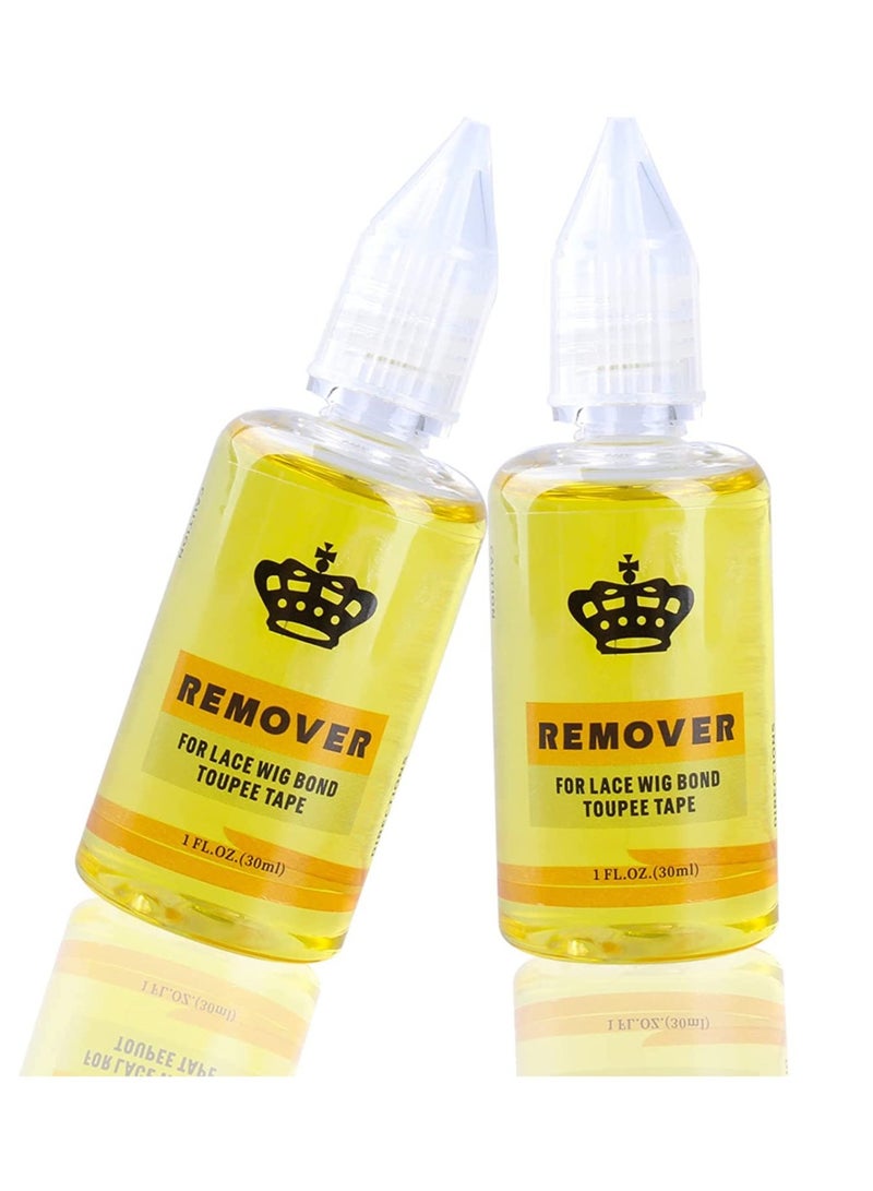 ELTRAZONE 2 PCS Tape in Removes Hair Glue- Fast Acting Hair Extensions Hair Glue Lace Wig Glue Remover - Image 1