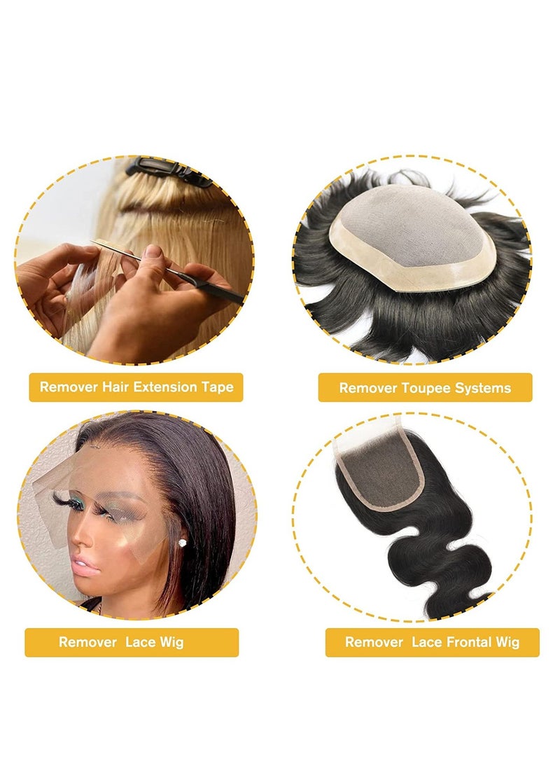 ELTRAZONE 2 PCS Tape in Removes Hair Glue- Fast Acting Hair Extensions Hair Glue Lace Wig Glue Remover - Image 4