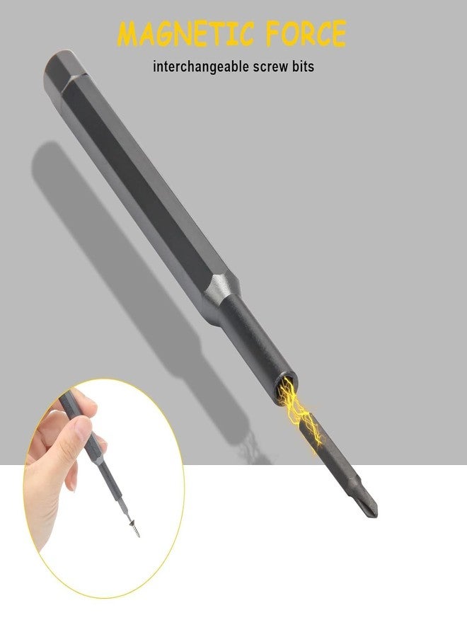 REDUCK 24-in-1 Mini Precision Screwdriver Set with Magnetic Head & S2 Steel Bits, Flexible Rod for Mobile, Tablet, PC, Laptop, Electronics, Watch & Household Repairs – Professional Tool Kit - Image 2