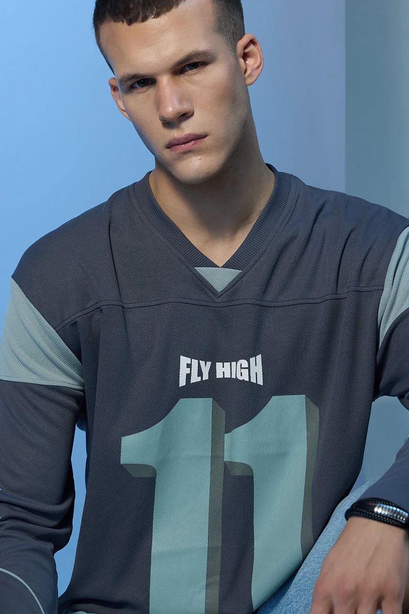 SNITCH Stars Within Long Sleeve Oversized Jersey