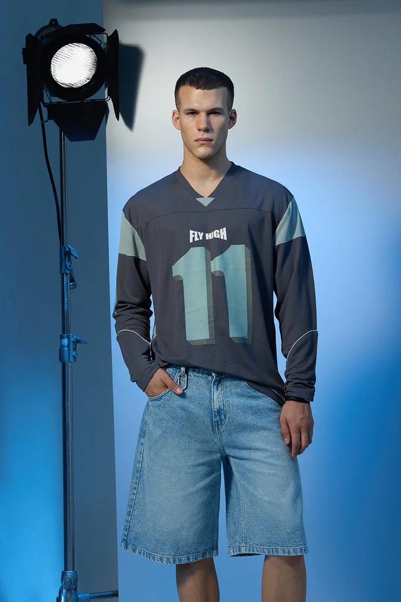 SNITCH Stars Within Long Sleeve Oversized Jersey