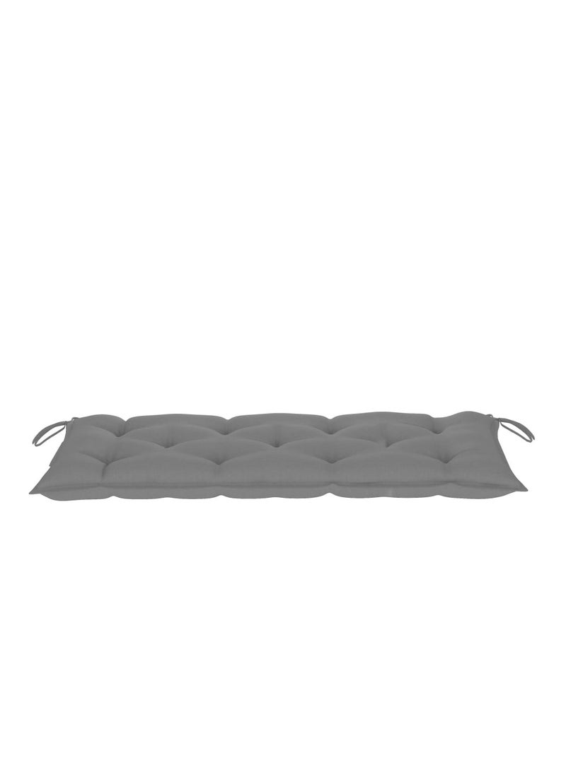 vidaxl - Modern Design Stacking Garden Bench with Cushion 128.5 cm Solid Teak Wood - Image 1
