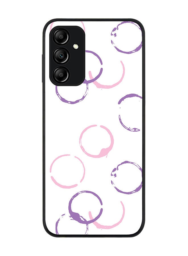 Stylizedd Rugged Black edge case for Samsung Galaxy A14 4G/5G Slim fit Soft Case Flexible Rubber Edges Anti Drop TPU Gel Thin Cover - Pretty Stains - Image 1