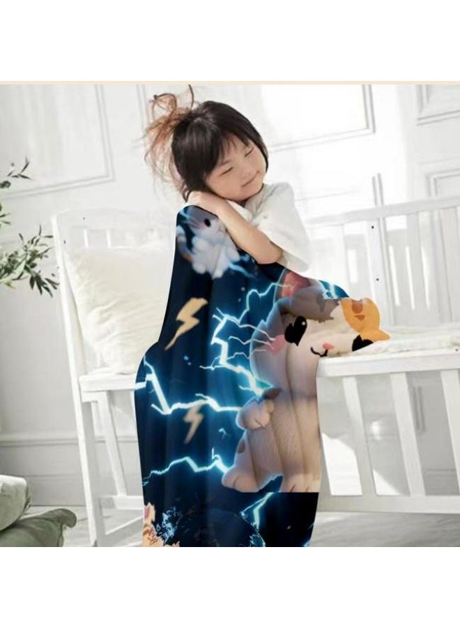 عام بطانية رقيقة من الفانيلا الكرتونية للأطفال والرضع (دافئة ومريحة، ومناسبة للنوم والألعاب) 70 سم * 100 سم - Image 3