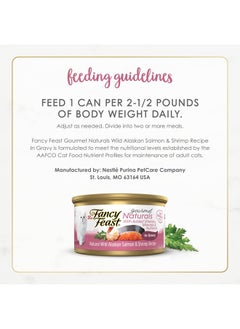 Purina Fancy Feast Wet Cat Food Gourmet Naturals Wild Alaskan Salmon and Shrimp Recipe in Wet Cat Food Gravy - (Pack of 12) 3 oz. Cans - pzsku/Z58EA37BD0D6292A29906Z/45/_/1731410077/a90f4cdd-152c-438d-ab2d-25116b358dd0