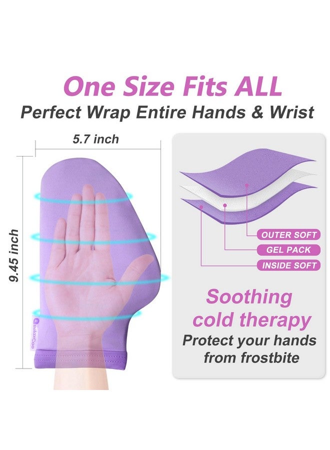 RelaxCoo RelaxCoo Cold Therapy Socks & Hand Ice Pack Cold Gloves for Chemotherapy Neuropathy, Chemo Care Package for Women Men, Ideal for Plantar Fasciitis, Carpal Tunnel, Arthritis Hand Pain Relief, S/M - Image 4