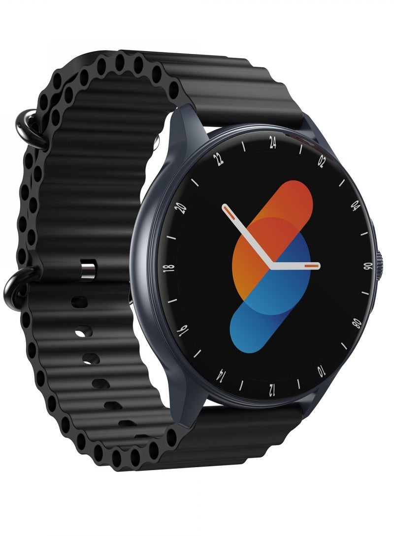 havit Advanced Smartwatch for Men & Smartwatch for Women - Bluetooth Calling, Smart Notifications, 120+ Sports Modes, Blood Oxygen, Heart Rate, Sleep & Stress Tracking, IP68 Water Resistant, Fitness Tracker with Long Battery Life, Custom Watch Faces - Stylish Smartwatch for Business & Fitness (Black) - Image 3