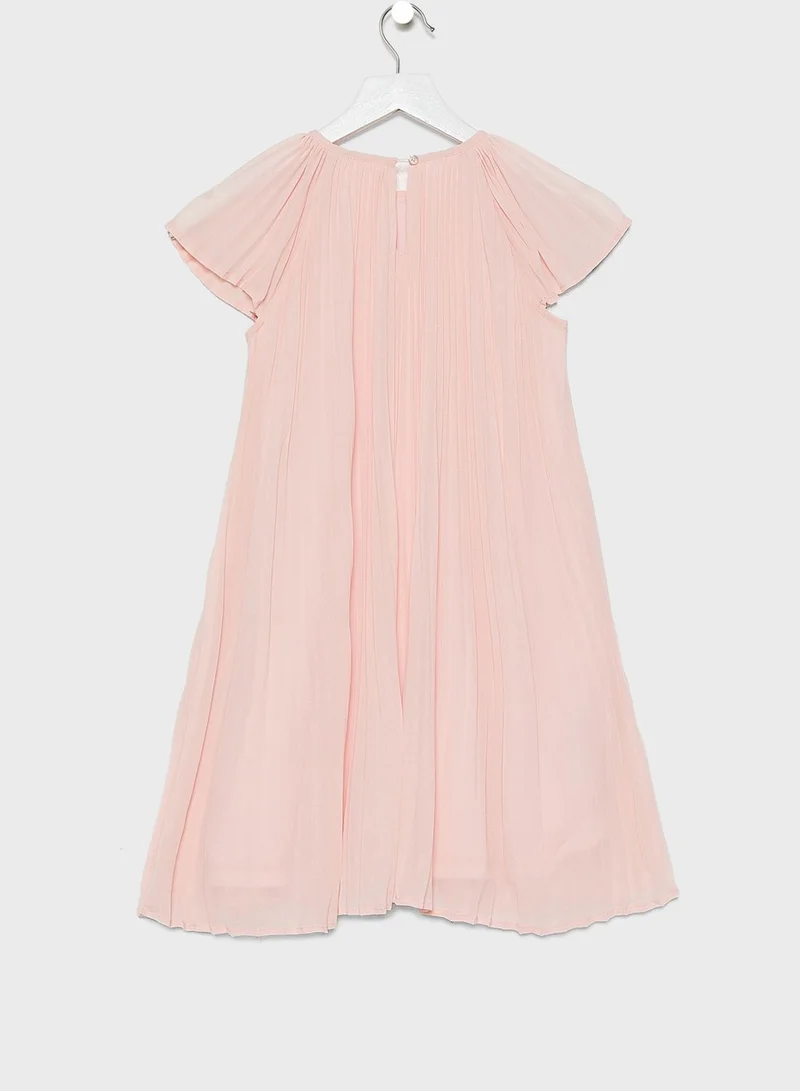 MANGO Kids Pleated Dress