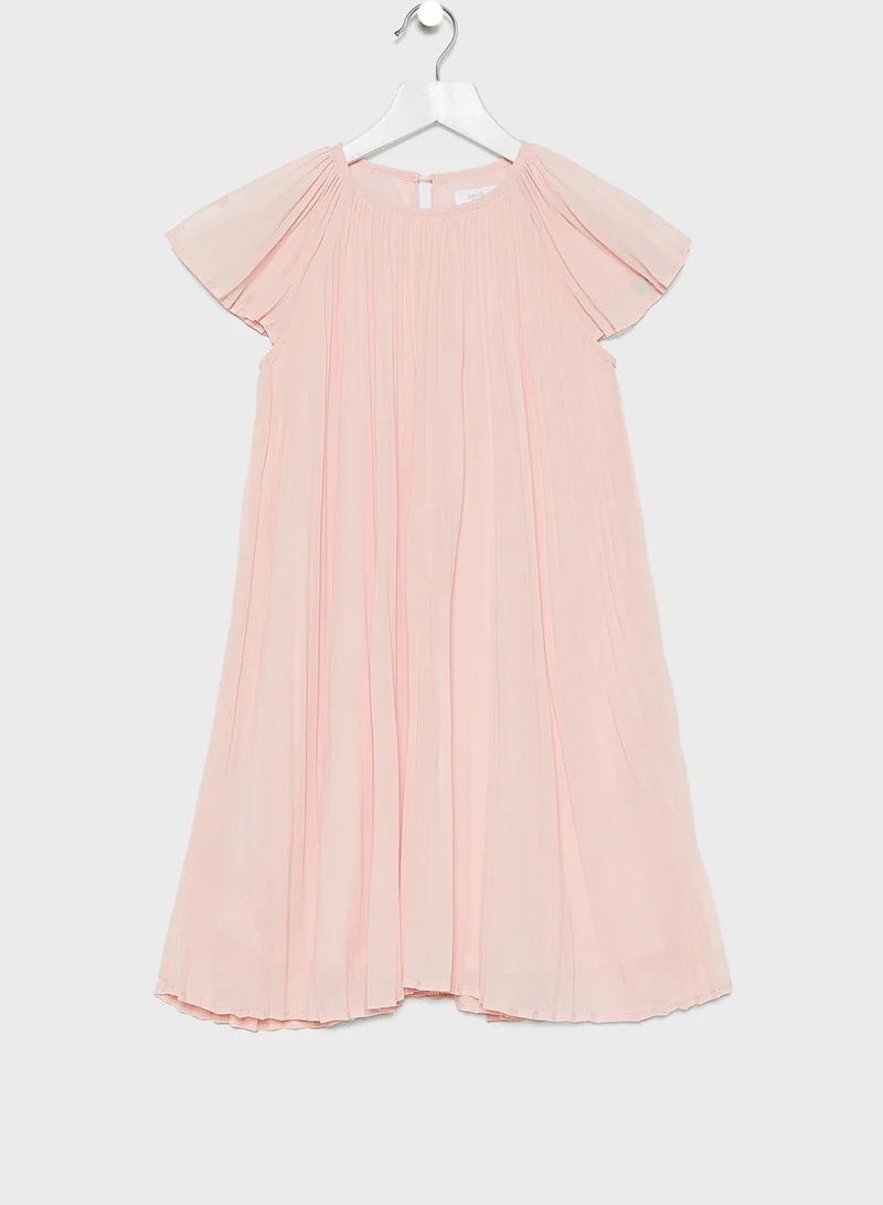 MANGO Kids Pleated Dress