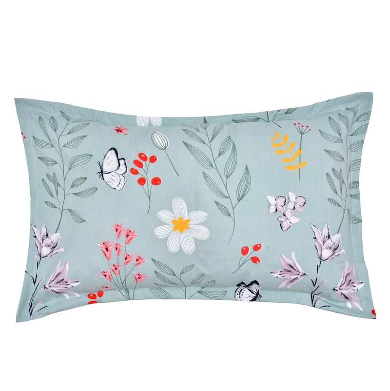 RRC Super Soft Brushed Microfiber Cotton Pillow Covers,Set of 4 Pieces Pillow Covers,17X27(Inches) 43X68(CM) Printed Pillow Covers,Flange on Edges Pillow Covers - Image 5
