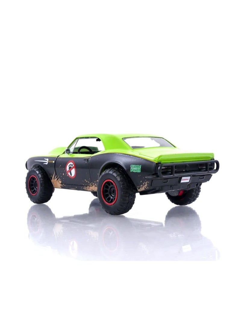 جادا سلاحف النينجا رافاييل وكورفيت كامارو 1967 بمقياس 1:24 مصبوبة من تينيج مونتانت نينجا تيرتلز - Image 3