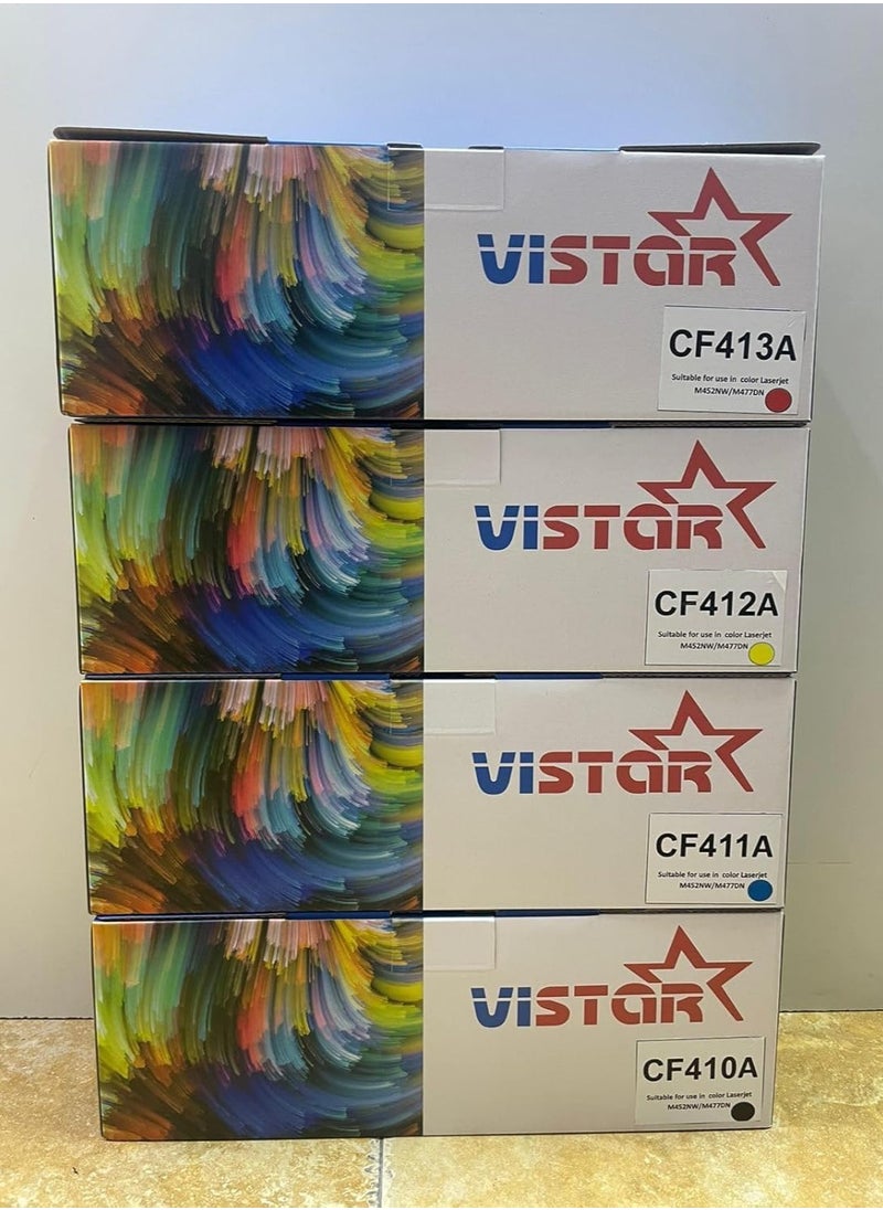 VISTAR 410A Compatible Colour Toner Cartridge Set, CF410A, CF411A, CF412A, CF413A - pzsku/Z58EA7129866BC2345D38Z/45/_/1735065807/23b73a16-3b2b-476c-ab06-0694c181c743