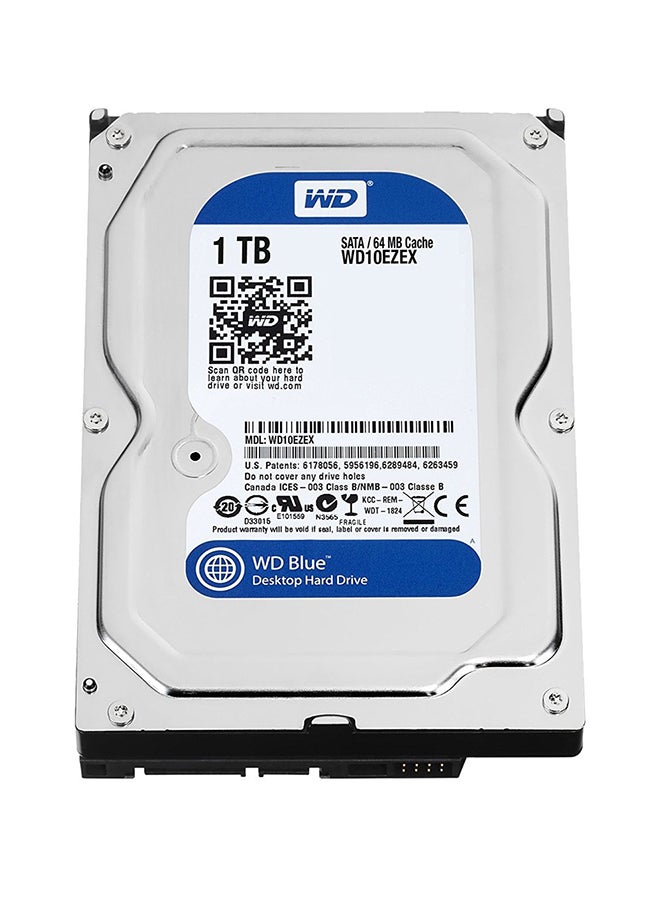 WD SATA Hard Disk Drive For Desktop Silver - Image 2