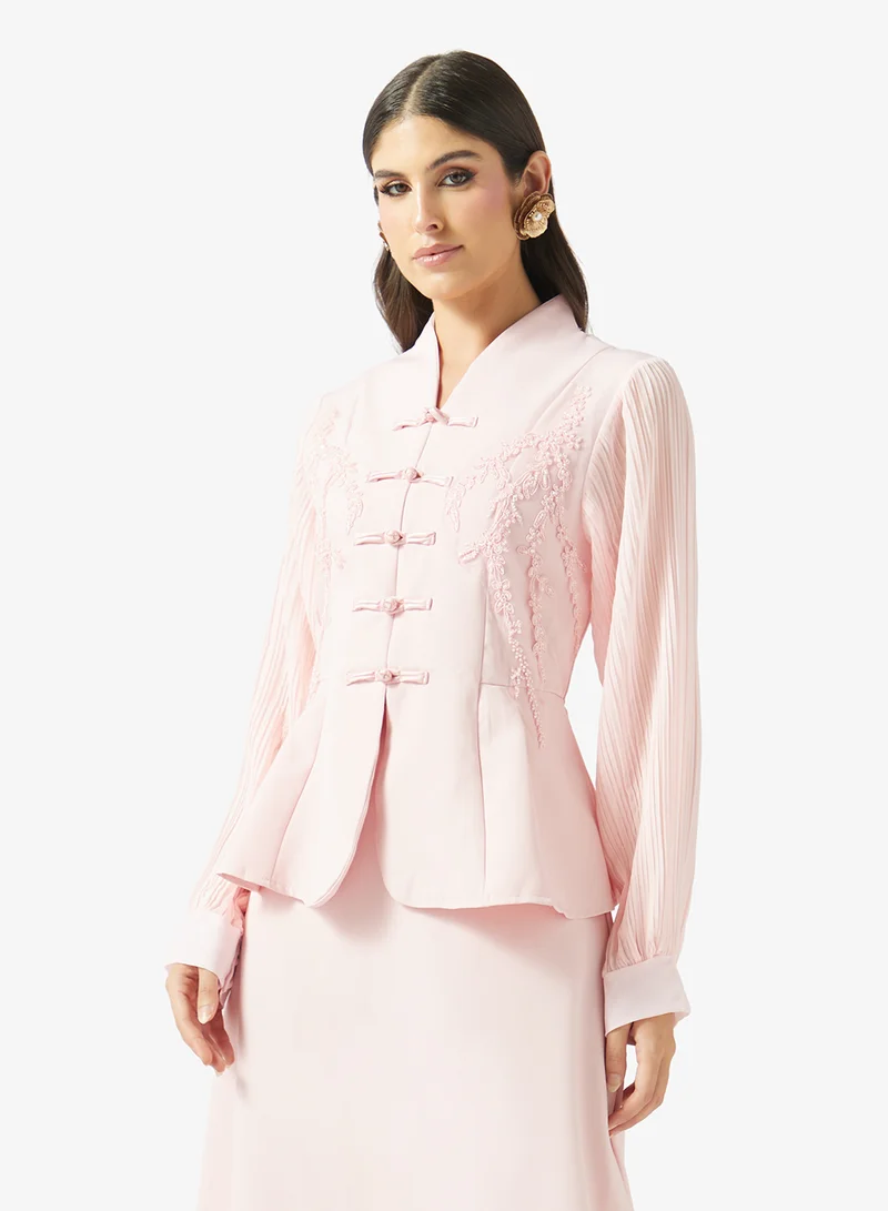 Khizana  Peplum Top With Mermaid Skirt for Women | Best Price UAE