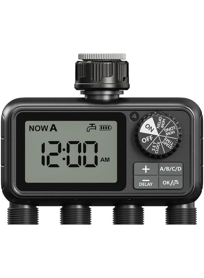 Egardenkart Egardenkart, Now A Water Timer for Garden - Multifunctional, Garden Irrigation Timer for Automatic Irrigation System | Automatic Watering Timer with Intelligent Technology | Garden Water Timer 4 Outlet  - Image 1