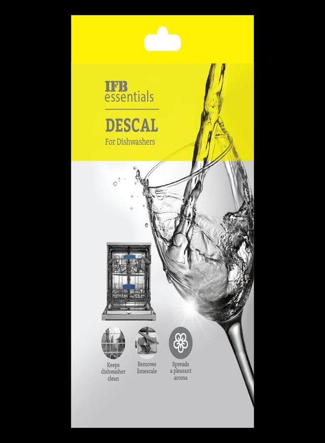 IFB essentials Descal for Dishwashers | Removes Limescale & Hard Water Build-Up | Improves Cleaning Performance | Suitable for All Dishwashers - Image 1