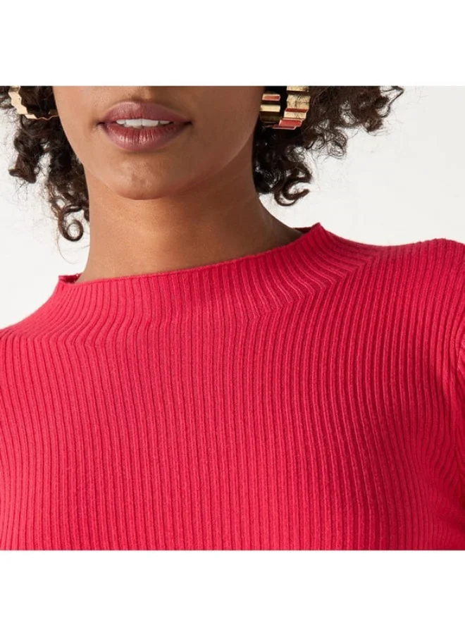 2Xtremz 2Xtremz Ribbed Sweater with Long Sleeves